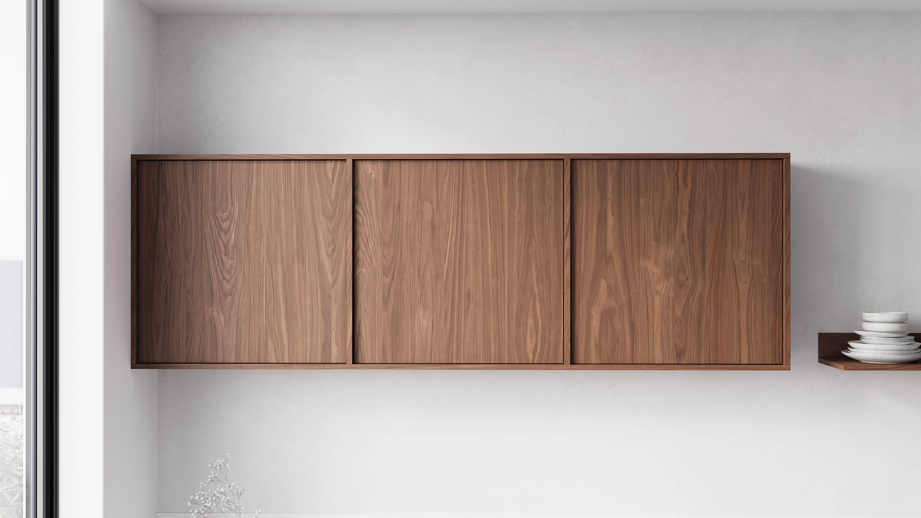 Seamless Walnut Wood Veneer Texture