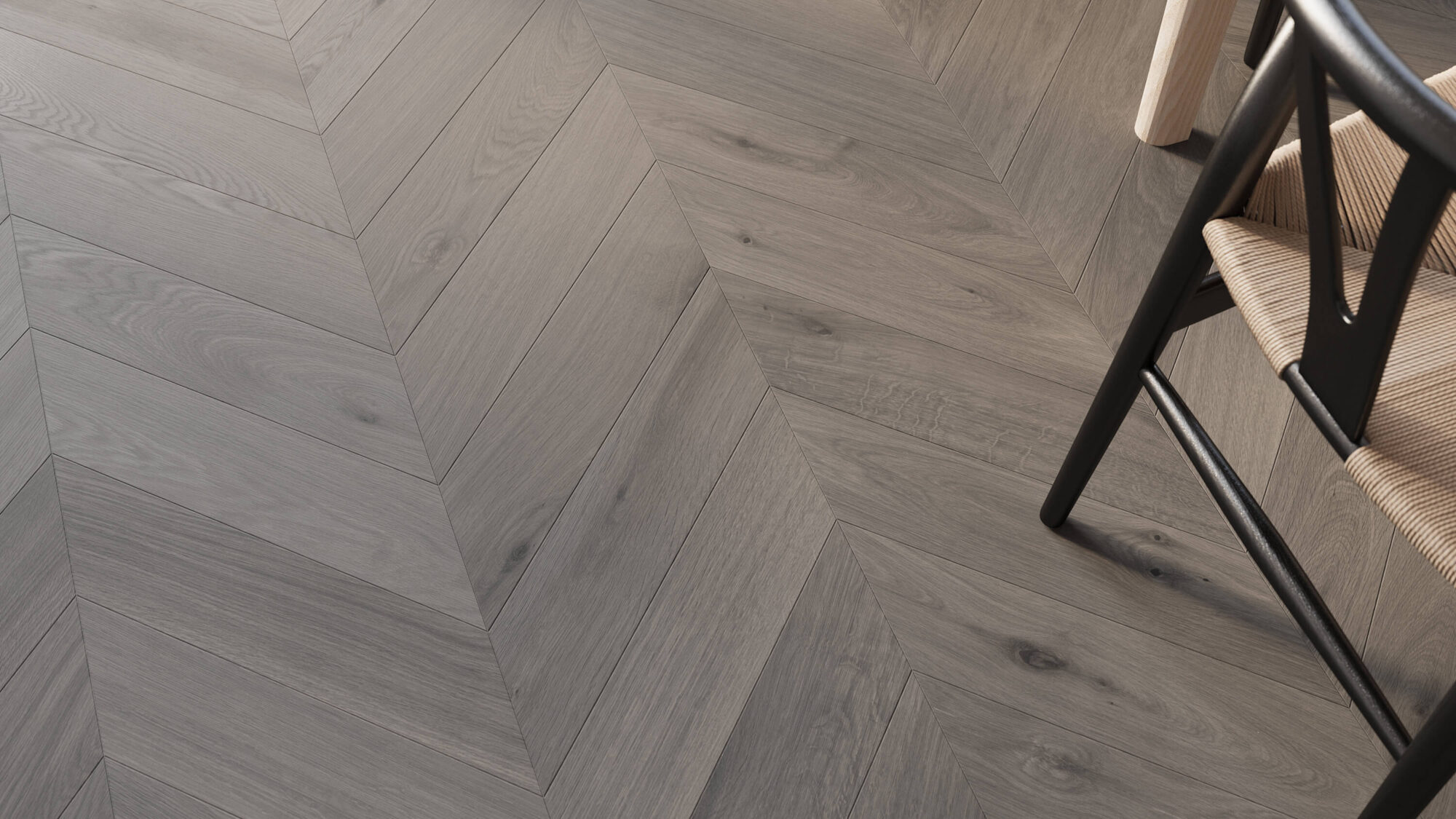 Seamless Oak Wood Chevron Floor Texture