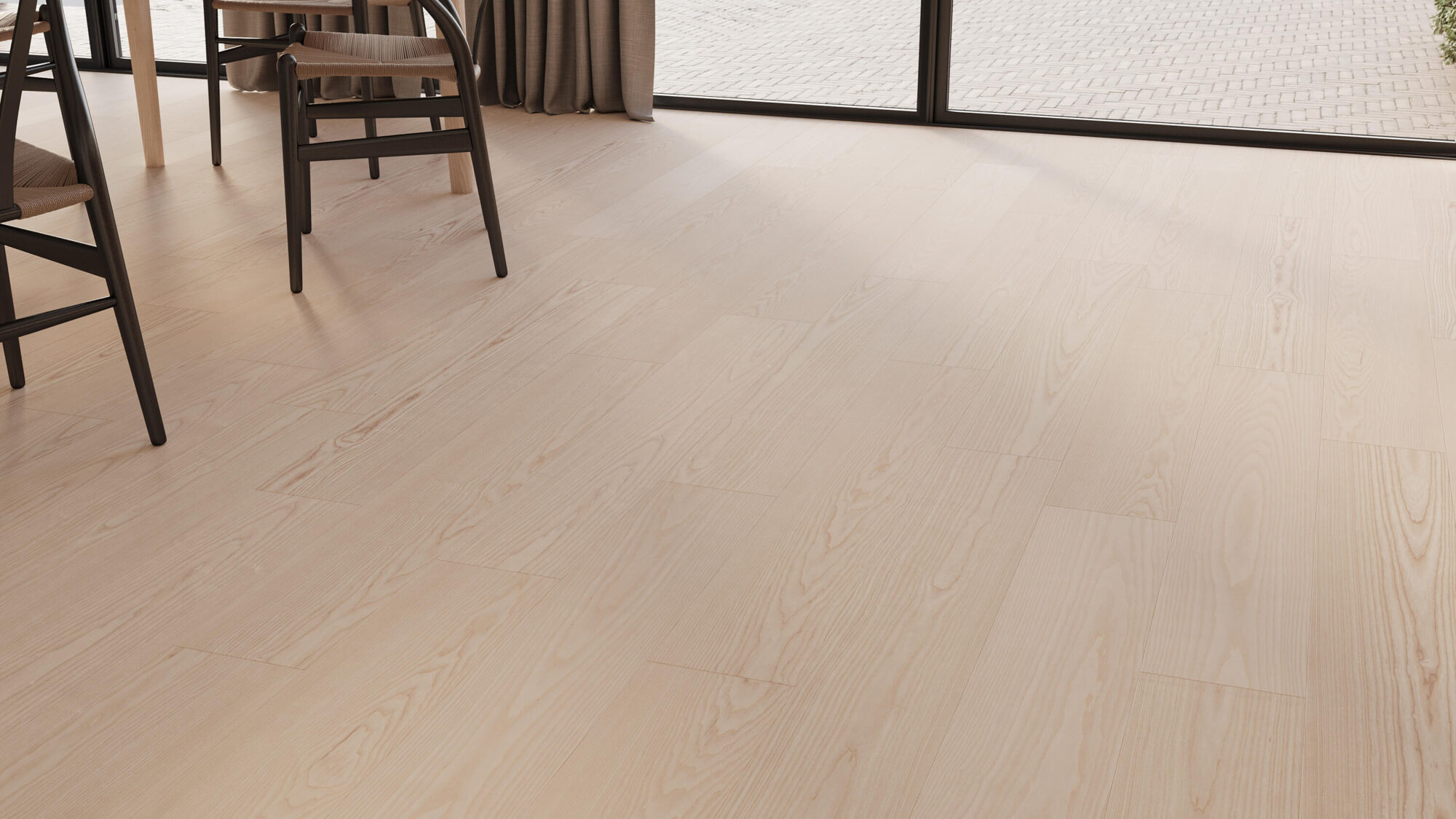 Seamless Ash Wood Floor Texture