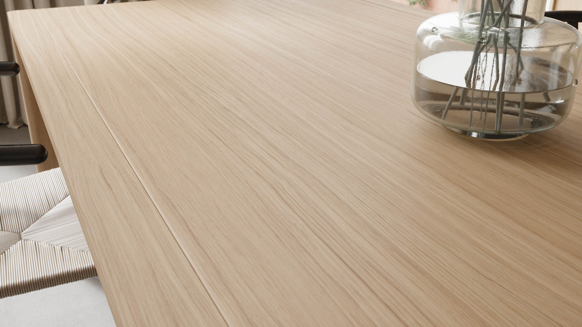 Seamless Oak Wood Veneer Texture