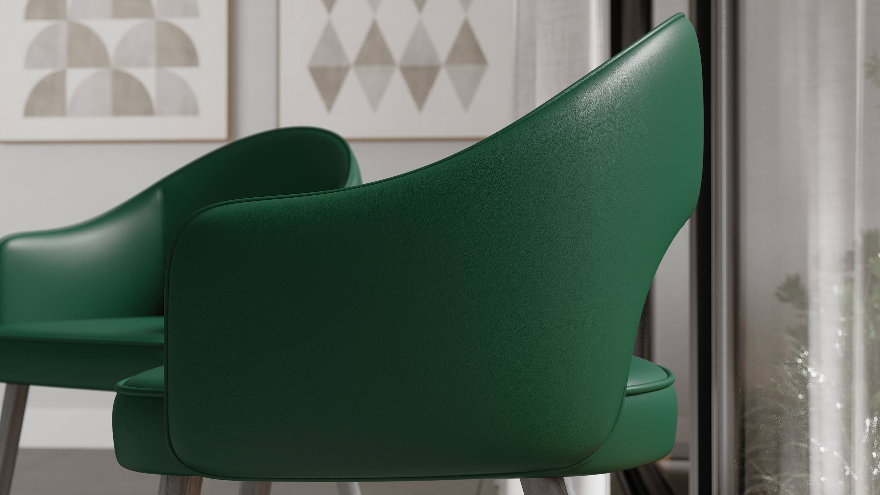 Premium Leather Material PBR Texture