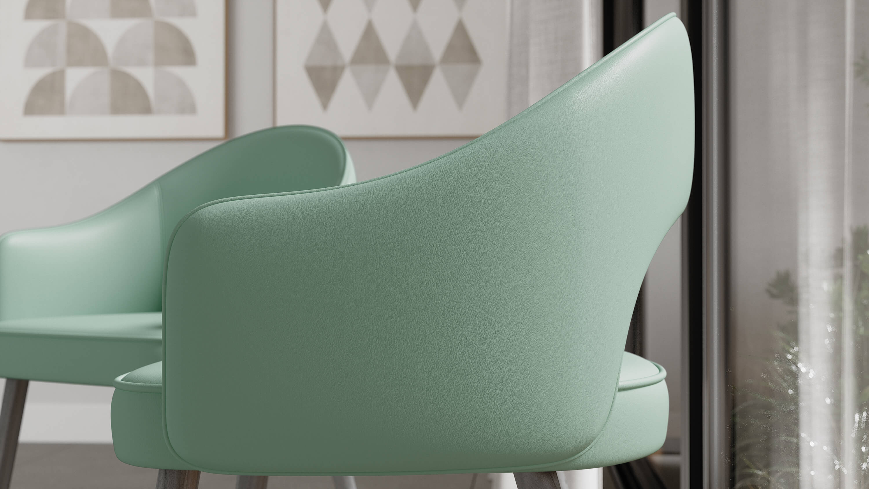 Premium Leather Texture Material for Archviz