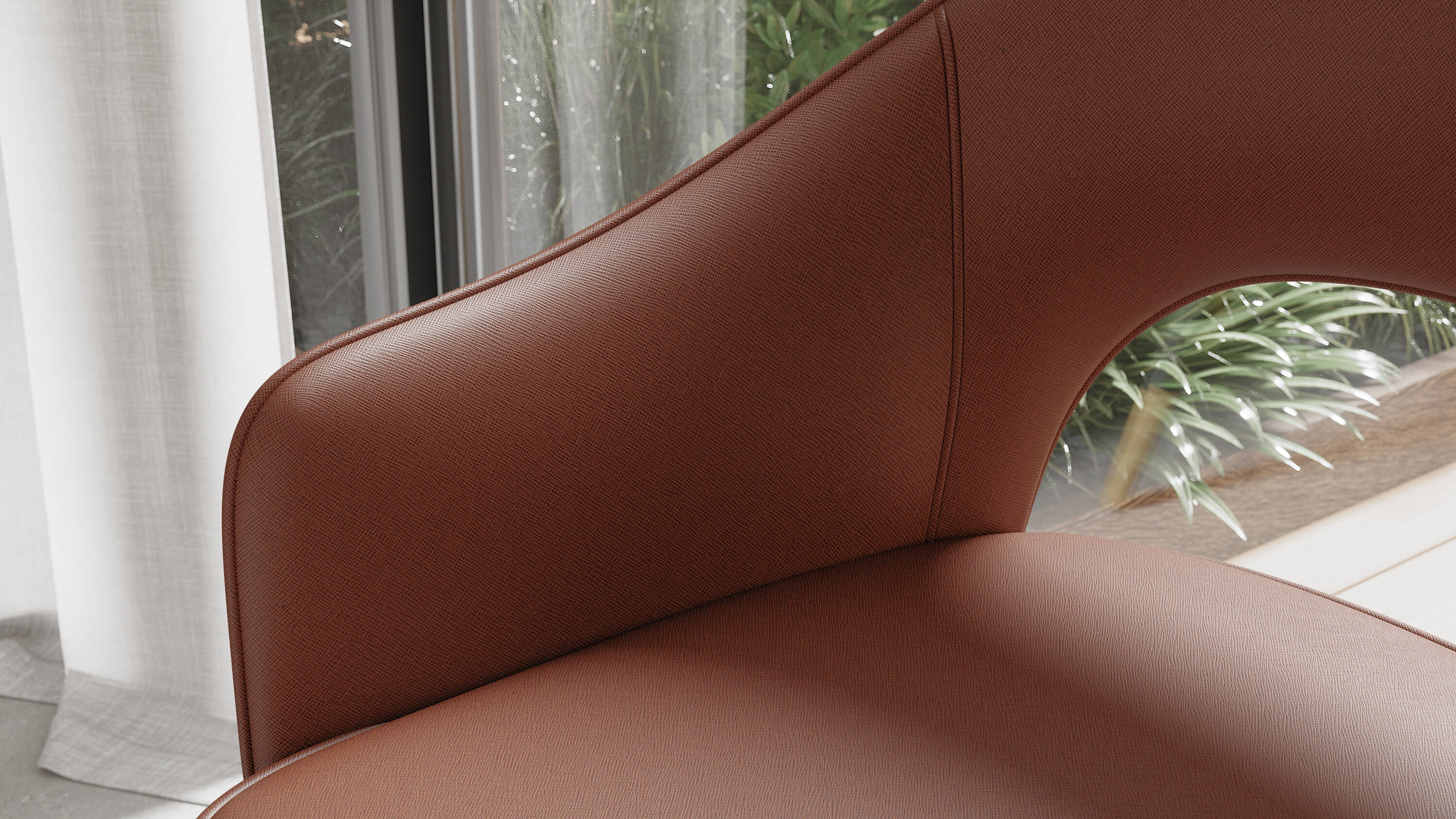 PBR Leather Texture for Game-Ready Models