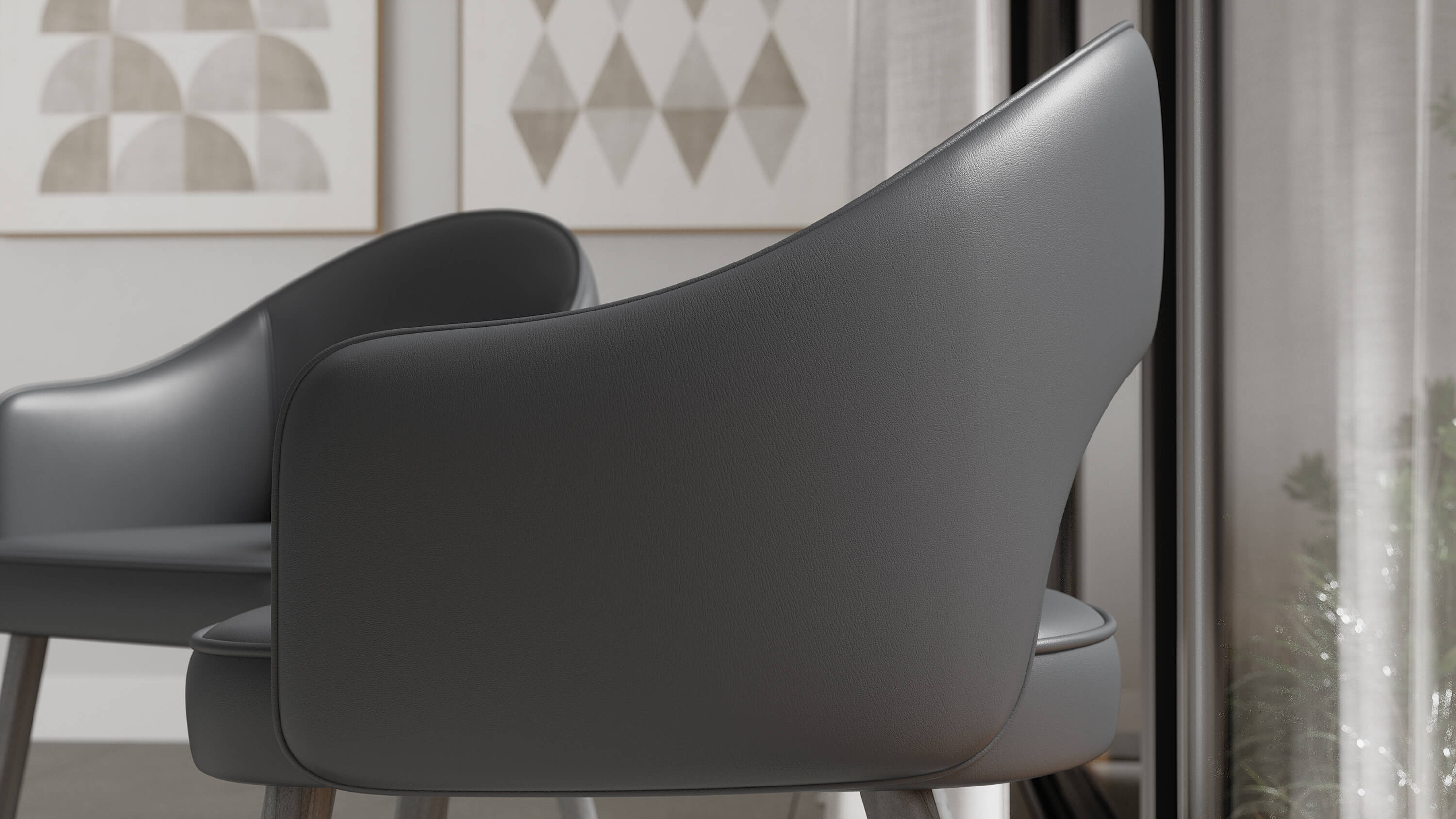 Premium Leather Texture Material for Archviz