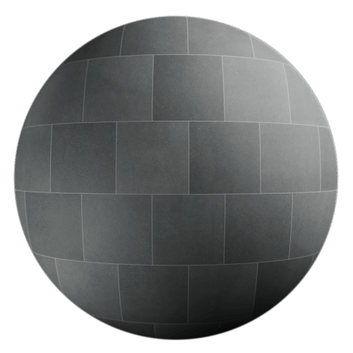Grey Stone Tiles Texture - Seamless PBR Material